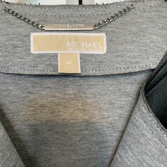 Michael Michael Kors black faux leather jacket - Picture 2 of 5